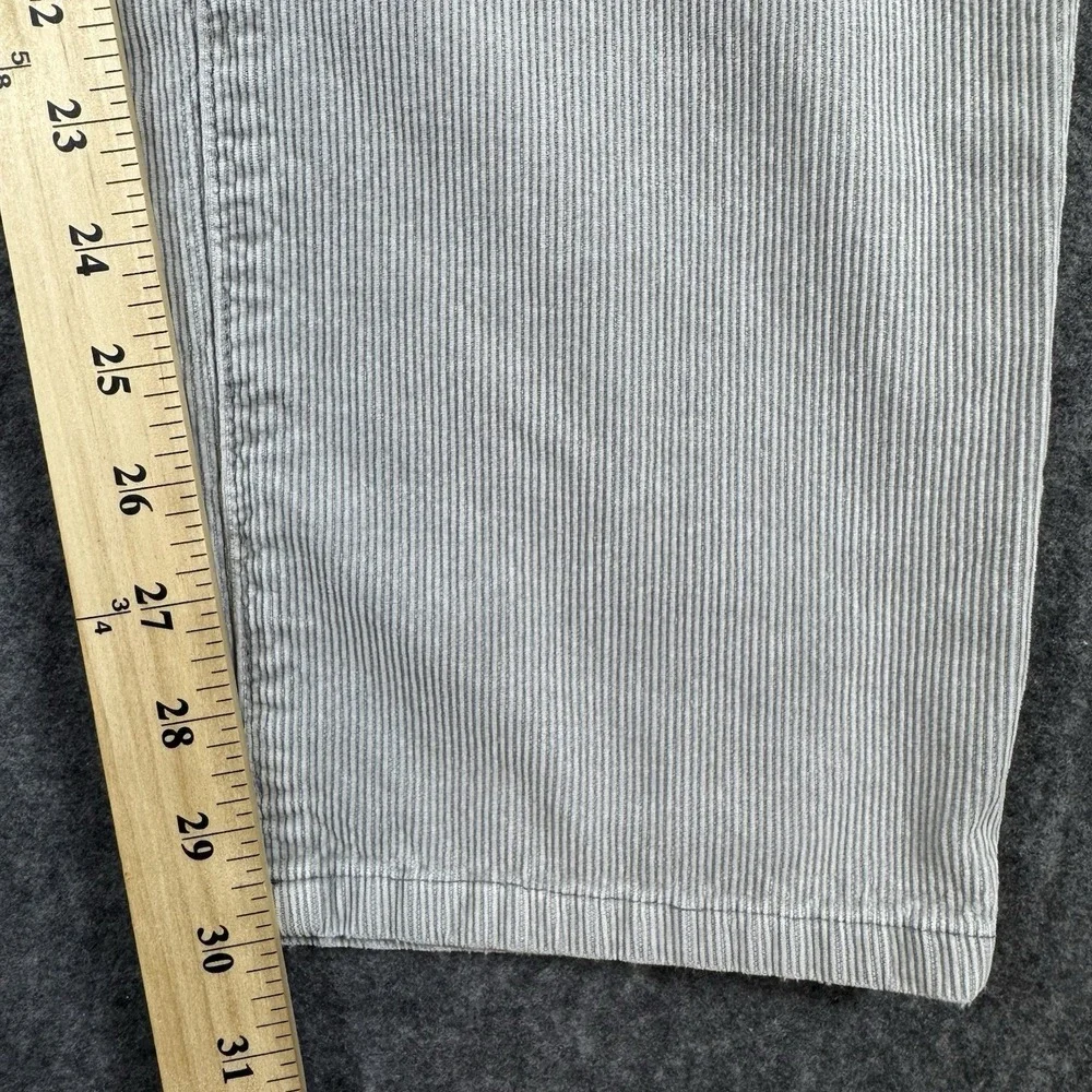 Adriano Goldschmied The Graduate Tailored Leg Men's Corduroy Pants Gray Size 32